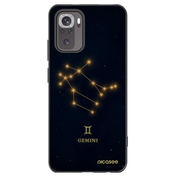 Picasee silikonowe czarne etui na Xiaomi Redmi Note 11S 4G - GEMINI