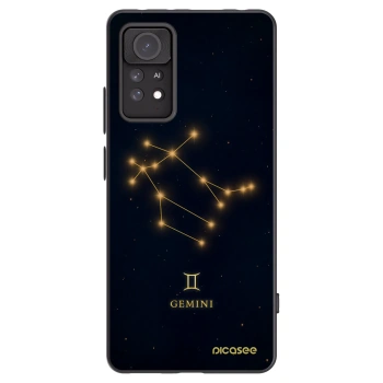 Picasee silikonowe czarne etui na Xiaomi Redmi Note 11 Pro 5G - GEMINI
