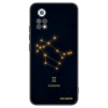 Picasee silikonowe czarne etui na Xiaomi Poco X4 Pro 5G - GEMINI