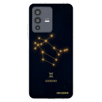 Picasee silikonowe przeźroczyste etui na Vivo V23 5G - GEMINI