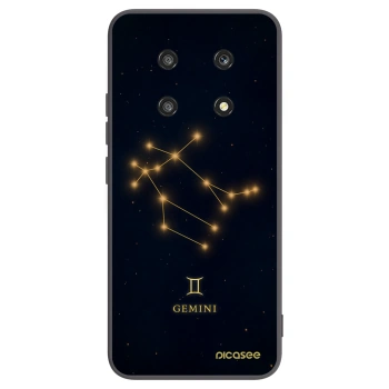 Picasee silikonowe czarne etui na Honor Magic4 Lite 5G - GEMINI