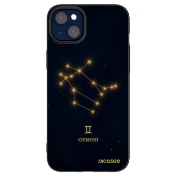 Picasee silikonowe czarne etui na Apple iPhone 14 Plus - GEMINI