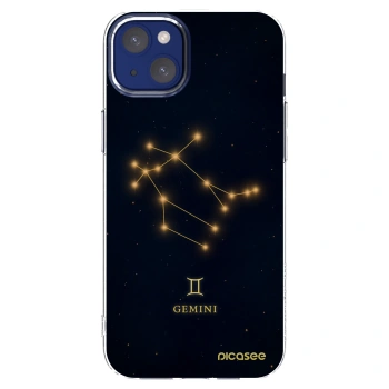 Picasee silikonowe przeźroczyste etui na Apple iPhone 14 Plus - GEMINI