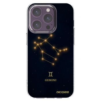 Picasee silikonowe przeźroczyste etui na Apple iPhone 14 Pro - GEMINI