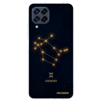 Picasee silikonowe przeźroczyste etui na Samsung Galaxy M53 5G - GEMINI