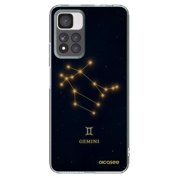 Picasee silikonowe przeźroczyste etui na Xiaomi Redmi Note 11 Pro+ 5G - GEMINI