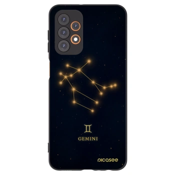 Picasee silikonowe czarne etui na Samsung Galaxy A23 A236B 5G - GEMINI