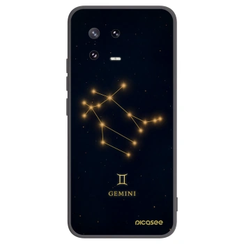 Picasee silikonowe czarne etui na Xiaomi 13 Pro - GEMINI