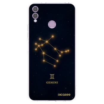 Picasee silikonowe przeźroczyste etui na Honor 8X - GEMINI