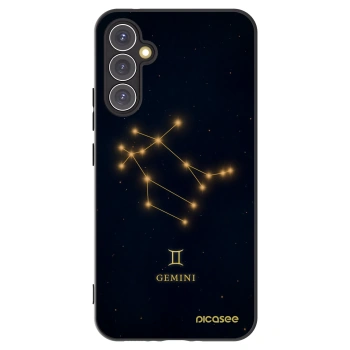 Picasee silikonowe czarne etui na Samsung Galaxy A34 5G A346B - GEMINI