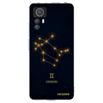Picasee silikonowe przeźroczyste etui na Xiaomi Redmi Note 12S - GEMINI
