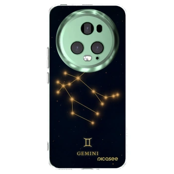 Picasee silikonowe przeźroczyste etui na Honor Magic5 Pro - GEMINI