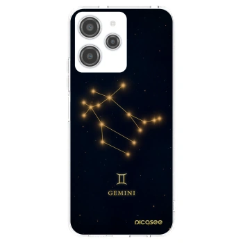 Picasee silikonowe przeźroczyste etui na Xiaomi Redmi 12 4G - GEMINI