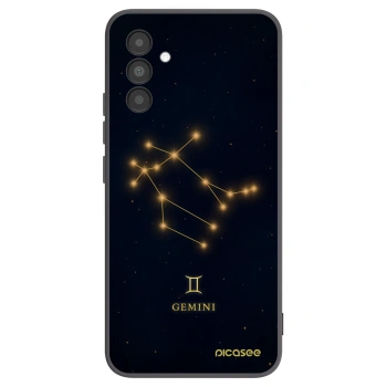 Picasee silikonowe czarne etui na Samsung Galaxy A04s A047F - GEMINI