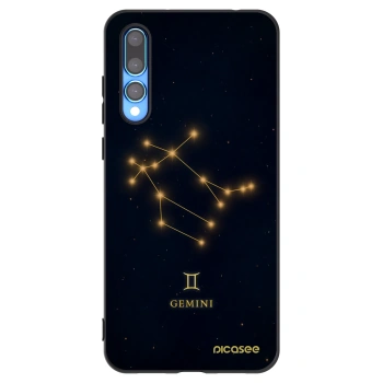 Picasee silikonowe czarne etui na Huawei P20 Pro - GEMINI