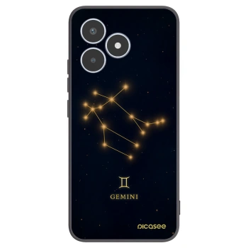 Picasee silikonowe czarne etui na Realme C53 - GEMINI