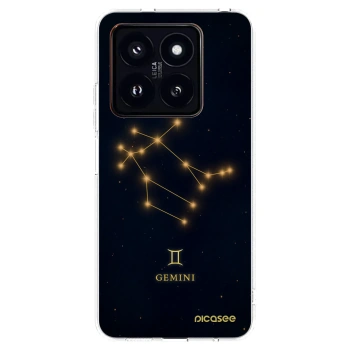 Picasee silikonowe przeźroczyste etui na Xiaomi 14 Pro - GEMINI
