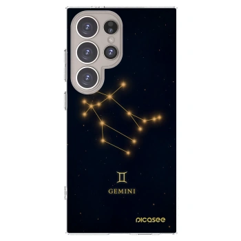 Picasee silikonowe przeźroczyste etui na Samsung Galaxy S24 Ultra S928B 5G - GEMINI