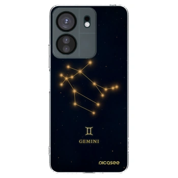 Picasee silikonowe przeźroczyste etui na Xiaomi Redmi 13C 4G - GEMINI