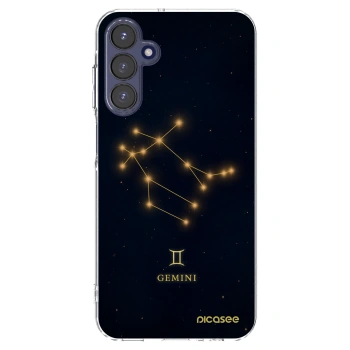 Picasee silikonowe przeźroczyste etui na Samsung Galaxy A15 A155F 4G - GEMINI