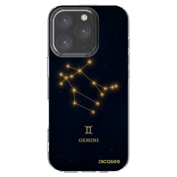 Picasee silikonowe przeźroczyste etui na Apple iPhone 16 Pro - GEMINI