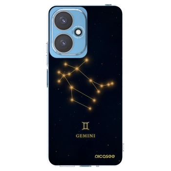 Picasee silikonowe przeźroczyste etui na Xiaomi Redmi 13C 5G - GEMINI