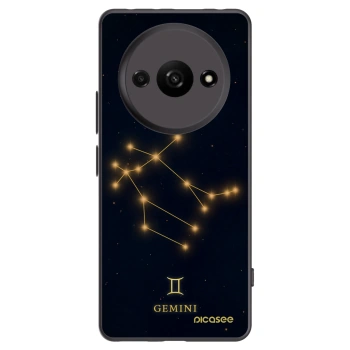 Picasee silikonowe czarne etui na Xiaomi Redmi A3 - GEMINI