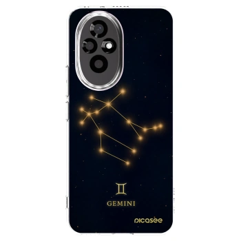 Picasee silikonowe przeźroczyste etui na Honor 200 Pro 5G - GEMINI