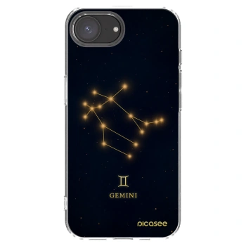 Picasee silikonowe przeźroczyste etui na Apple iPhone 16e - GEMINI