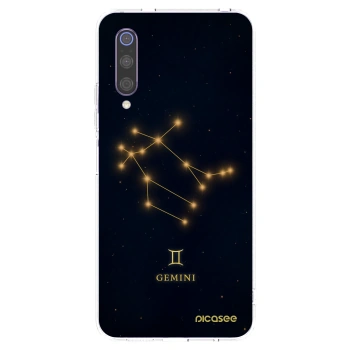 Picasee silikonowe przeźroczyste etui na Xiaomi Mi 9 - GEMINI