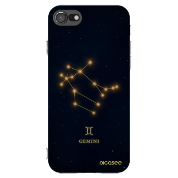 Picasee silikonowe przeźroczyste etui na Apple iPhone 7 - GEMINI