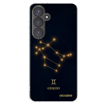 Picasee silikonowe przeźroczyste etui na Samsung Galaxy S24 FE S721B - GEMINI