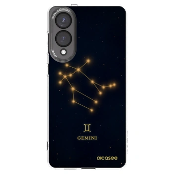 Picasee silikonowe przeźroczyste etui na Samsung Galaxy S25 Edge 5G - GEMINI