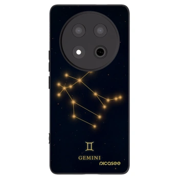 Picasee silikonowe czarne etui na Honor Magic7 Lite 5G - GEMINI