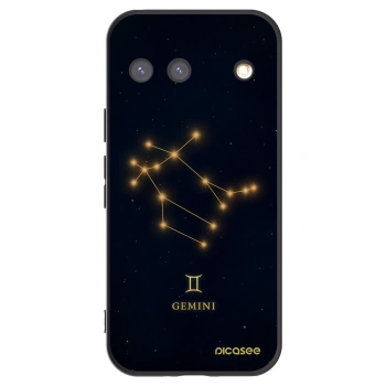 Picasee silikonowe czarne etui na Google Pixel 9 - GEMINI