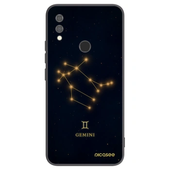 Picasee silikonowe czarne etui na Xiaomi Redmi Note 7 - GEMINI