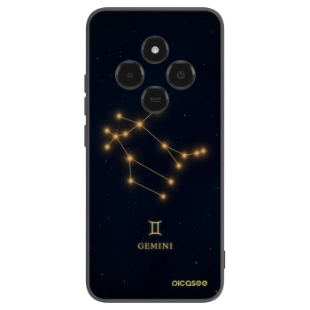 Picasee silikonowe czarne etui na Xiaomi Poco C75 - GEMINI