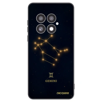 Picasee silikonowe czarne etui na OnePlus 13 5G - GEMINI