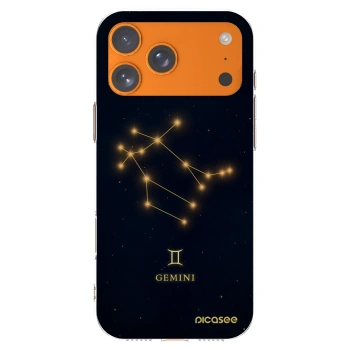 Picasee silikonowe przeźroczyste etui na Apple iPhone 17 Pro Max - GEMINI