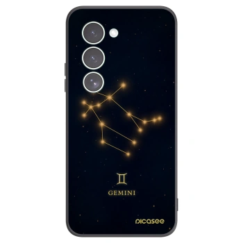 Picasee silikonowe czarne etui na Xiaomi Redmi 15 5G - GEMINI