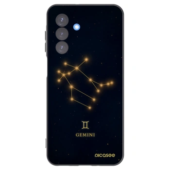 Picasee silikonowe czarne etui na Samsung Galaxy A17 5G - GEMINI