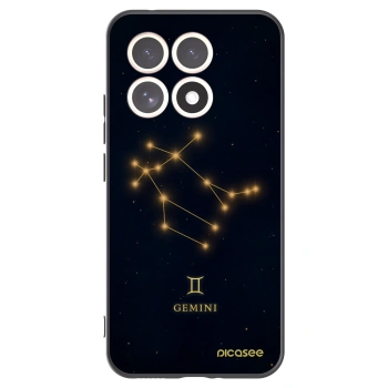 Picasee silikonowe czarne etui na Xiaomi 15T - GEMINI