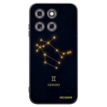 Picasee silikonowe czarne etui na Motorola Moto G77 - GEMINI
