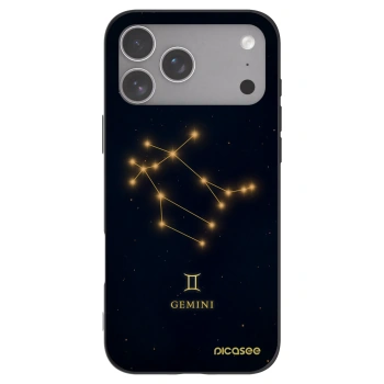 Picasee silikonowe czarne etui na Apple iPhone 18 Pro Max - GEMINI