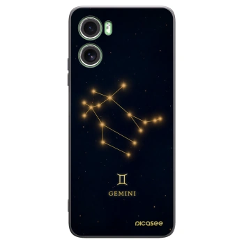 Picasee silikonowe czarne etui na Motorola Moto G06 - GEMINI