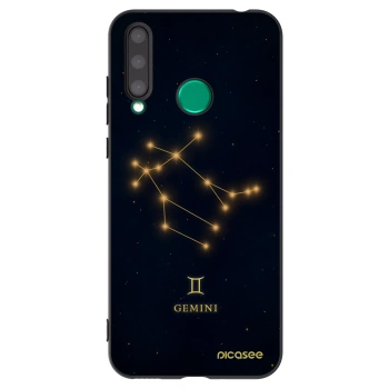 Picasee silikonowe czarne etui na Honor 20 Lite - GEMINI