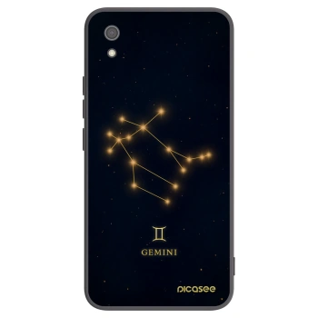 Picasee silikonowe czarne etui na Xiaomi Redmi 7A - GEMINI
