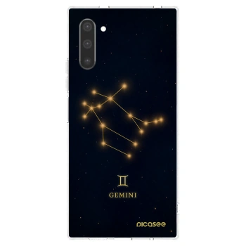 Picasee silikonowe przeźroczyste etui na Samsung Galaxy Note 10 N970F - GEMINI