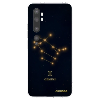 Picasee silikonowe przeźroczyste etui na Xiaomi Mi Note 10 (Pro) - GEMINI