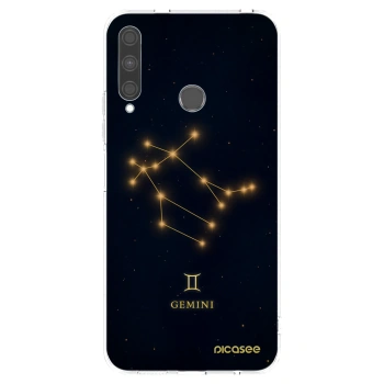 Picasee silikonowe przeźroczyste etui na Huawei P40 Lite E - GEMINI